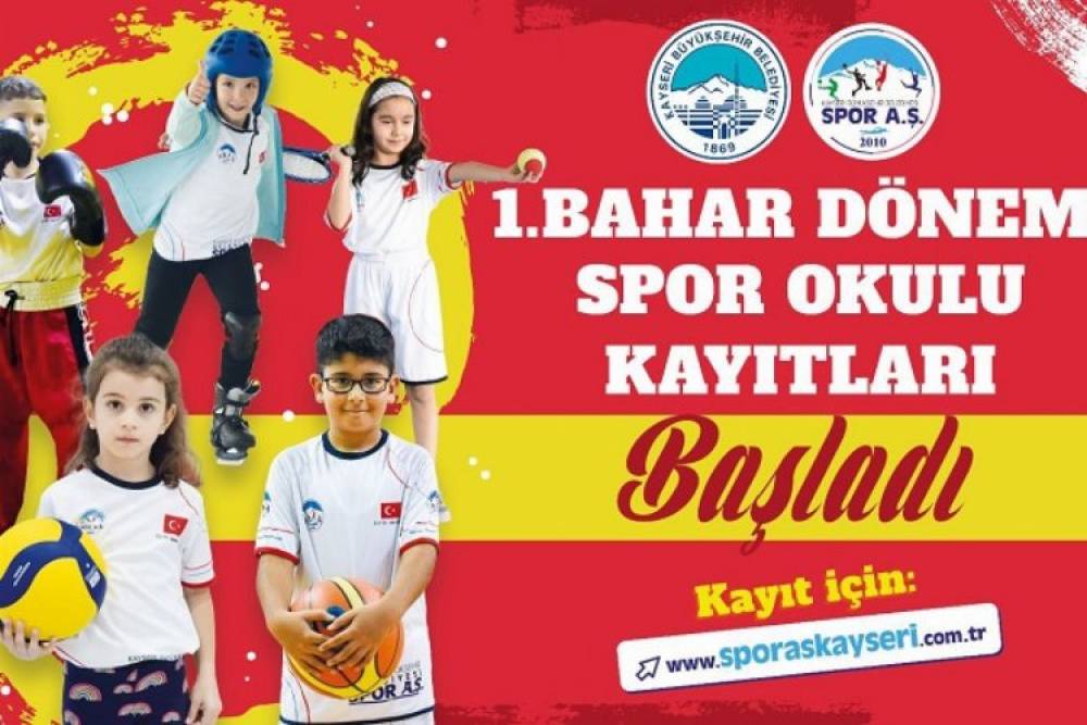 Kayseri Büyükşehir Belediyespor bahar kayıtlarına başladı
