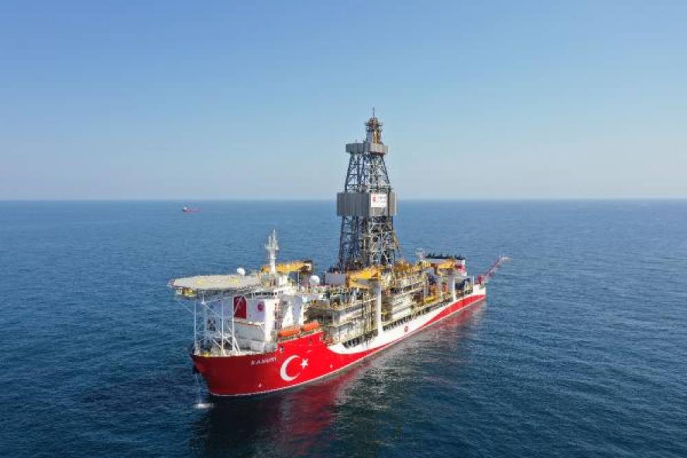 'Kanuni' sondaj gemisinden Türkali-12 kuyusunda alt tamamlama çalışması