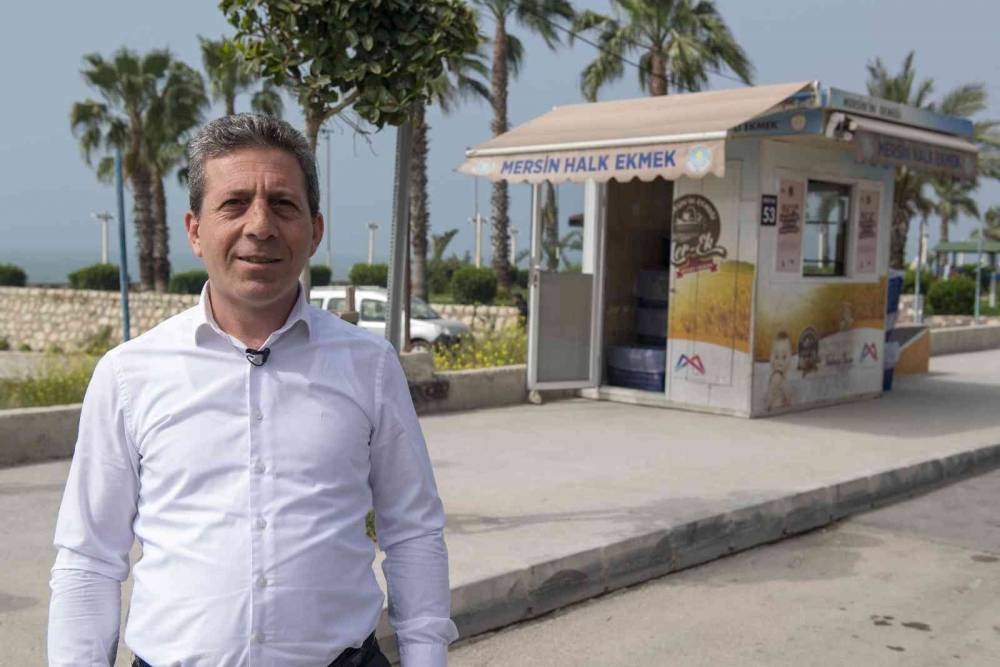 Mersin Büyükşehir Belediyesinin 43. Halk Ekmek büfesi Karaduvar’da açıldı
