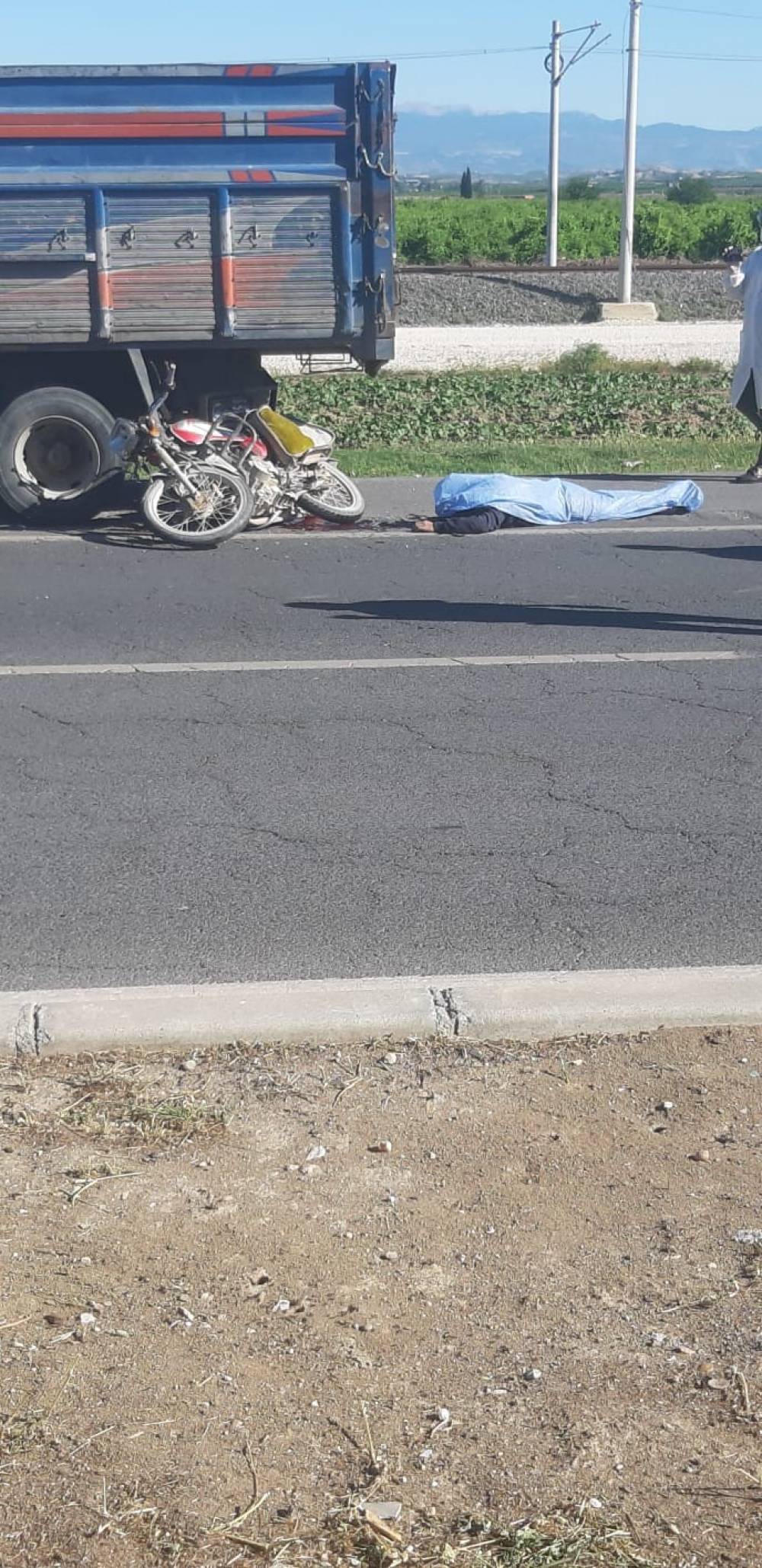 Tarsus’ta trafik kazasında motosiklet sürücüsü hayatını kaybetti
