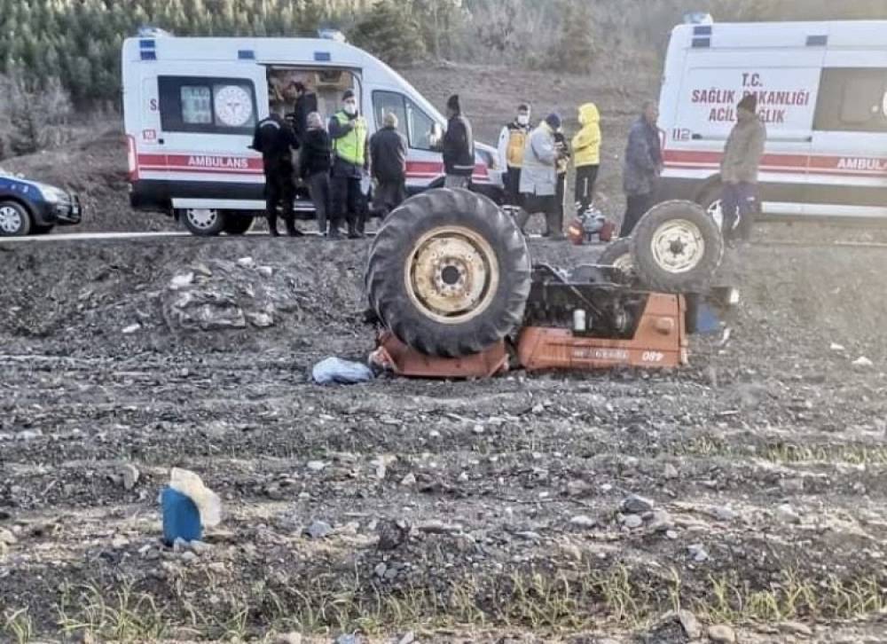 Mersin’de traktör kazası: Baba öldü, oğlu yaralandı
