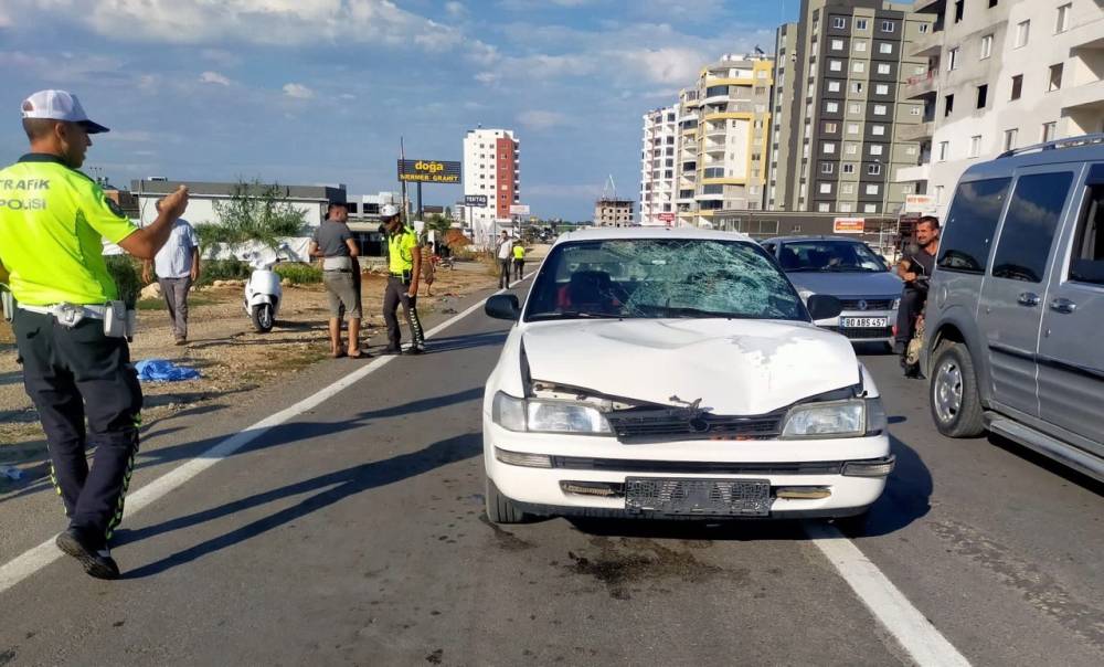 Mersin’de otomobilin çarptığı yaya hayatını kaybetti
