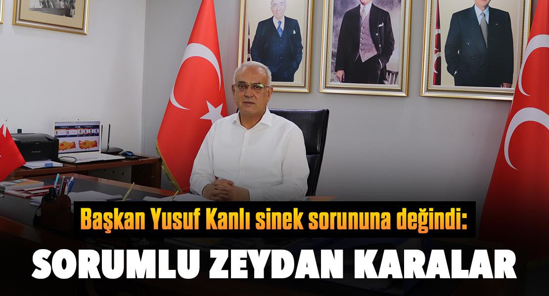  MHP Adana İl Başkanı Yusuf Kanlı, kentin gündeminden düşmeyen bu önemli sorunla ilgili Büyükşehir Belediye Başkanı Zeydan Karalar’ı ve yönetimini sorumlu tuttu.