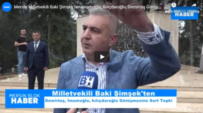 Baki Şimşek’ten İmamoğlu, Kılıçdaroğlu, Demirtaş Görüşmesine Sert Tepki