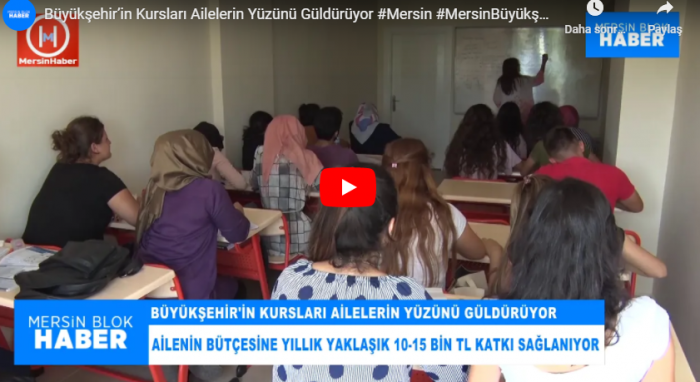 Büyükşehir’in Kursları Ailelerin Yüzünü Güldürüyor