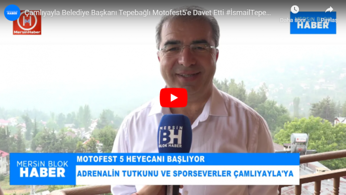 Çamlıyayla Belediye Başkanı Tepebağlı Motofest5'e Davet Etti