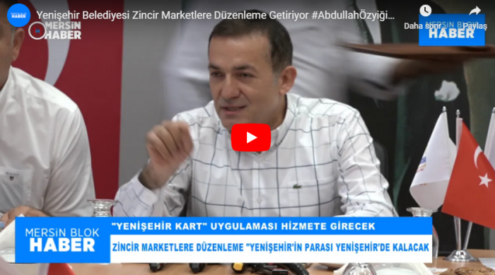 Yenişehir Belediyesi Zincir Marketlere Düzenleme Getiriyor