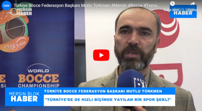 Türkiye Bocce Federasyon Başkanı Mutlu Türkmen