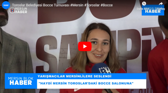 Toroslar Belediyesi Bocce Turnuvası