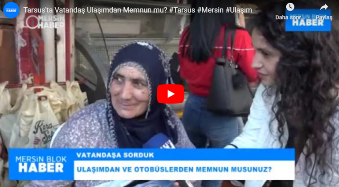 Tarsus'ta Vatandaş Ulaşımdan Memnun mu?