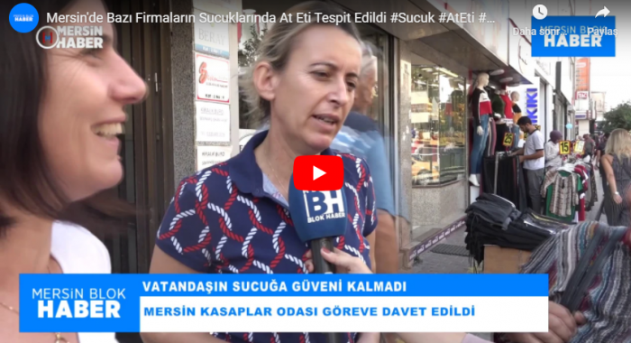 Mersin'de Bazı Firmaların Sucuklarında At Eti Tespit Edildi