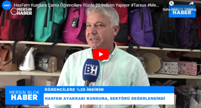 HasFem Kundura Çanta Öğrencilere Yüzde 20 İndirim Yapıyor