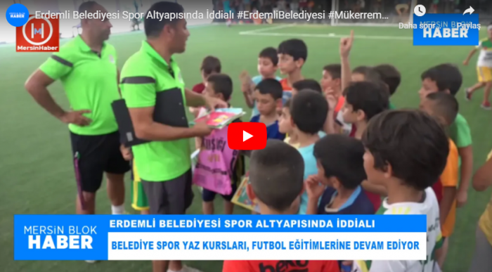 Erdemli Belediyesi Spor Altyapısında İddialı