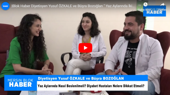 Diyetisyen Yusuf ÖZKALE ve Büşra Bozoğlan 