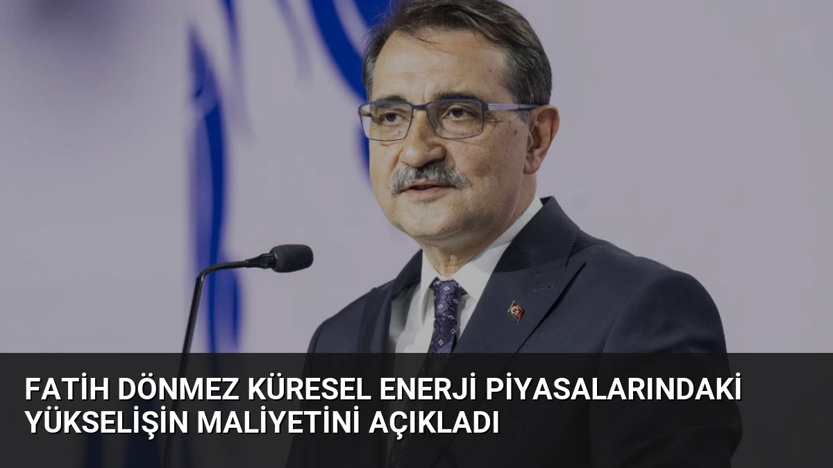 Fatih Dönmez Küresel Enerji Piyasalarındaki Yükselişin Maliyetini Açıkladı