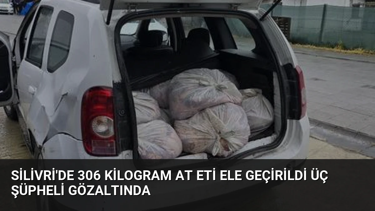Silivri’de 306 Kilogram At Eti Ele Geçirildi Üç Şüpheli Gözaltında