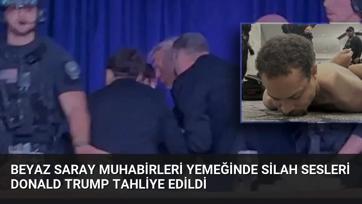 Beyaz Saray Muhabirleri Yemeğinde Silah Sesleri Donald Trump Tahliye Edildi
