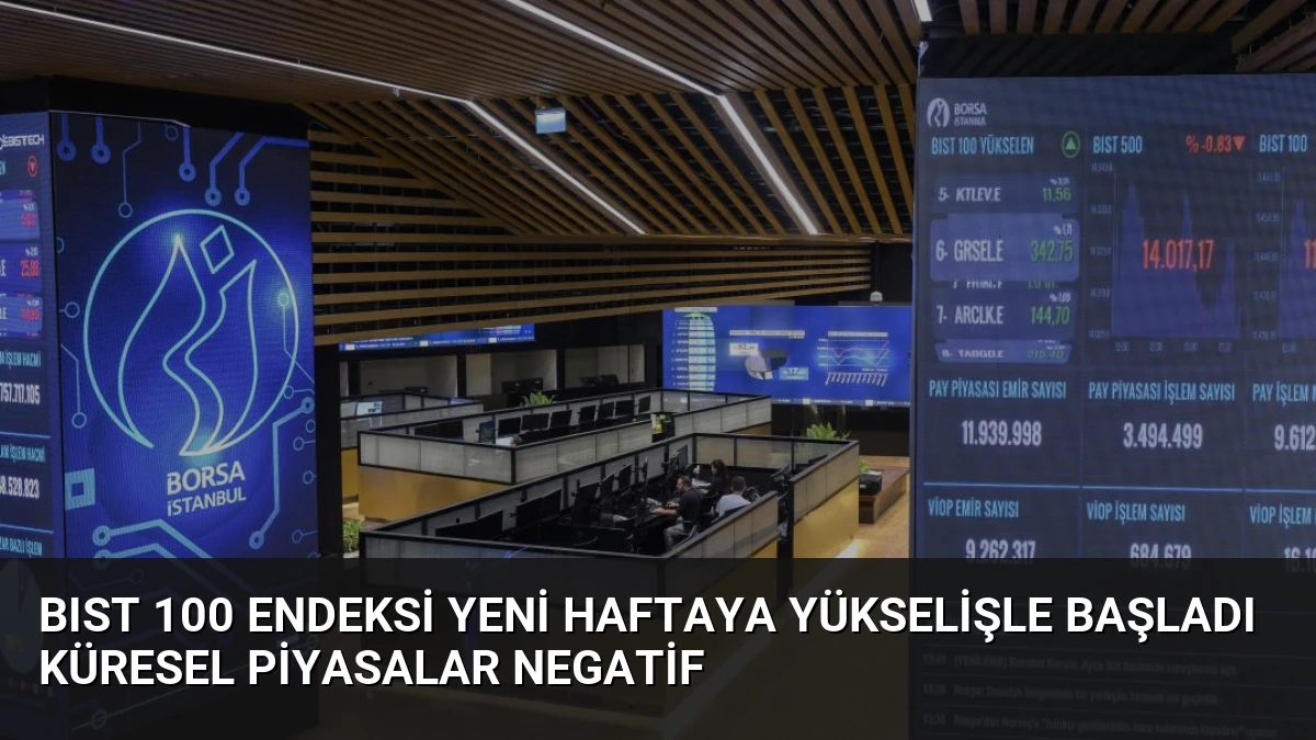 BIST 100 Endeksi Yeni Haftaya Yükselişle Başladı Küresel Piyasalar Negatif