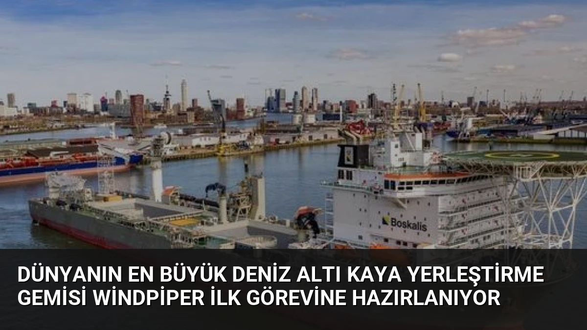 Dünyanın En Büyük Deniz Altı Kaya Yerleştirme Gemisi Windpiper İlk Görevine Hazırlanıyor