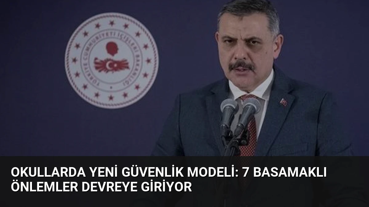 Okullarda Yeni Güvenlik Modeli: 7 Basamaklı Önlemler Devreye Giriyor