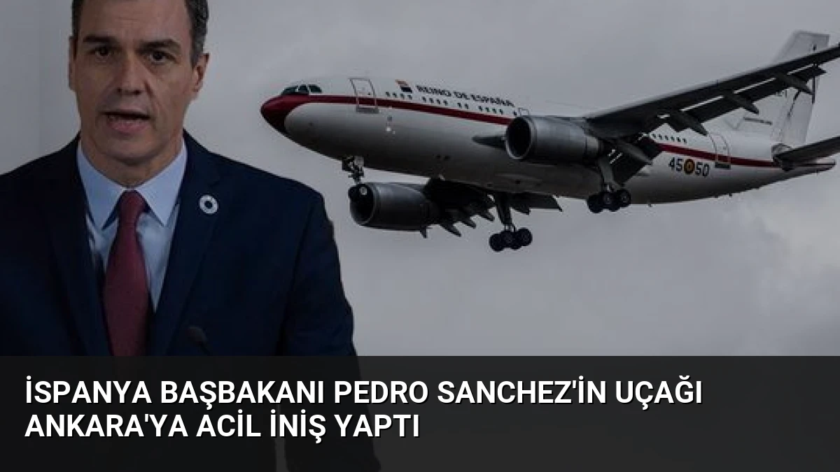 İspanya Başbakanı Pedro Sanchez’in Uçağı Ankara’ya Acil İniş Yaptı