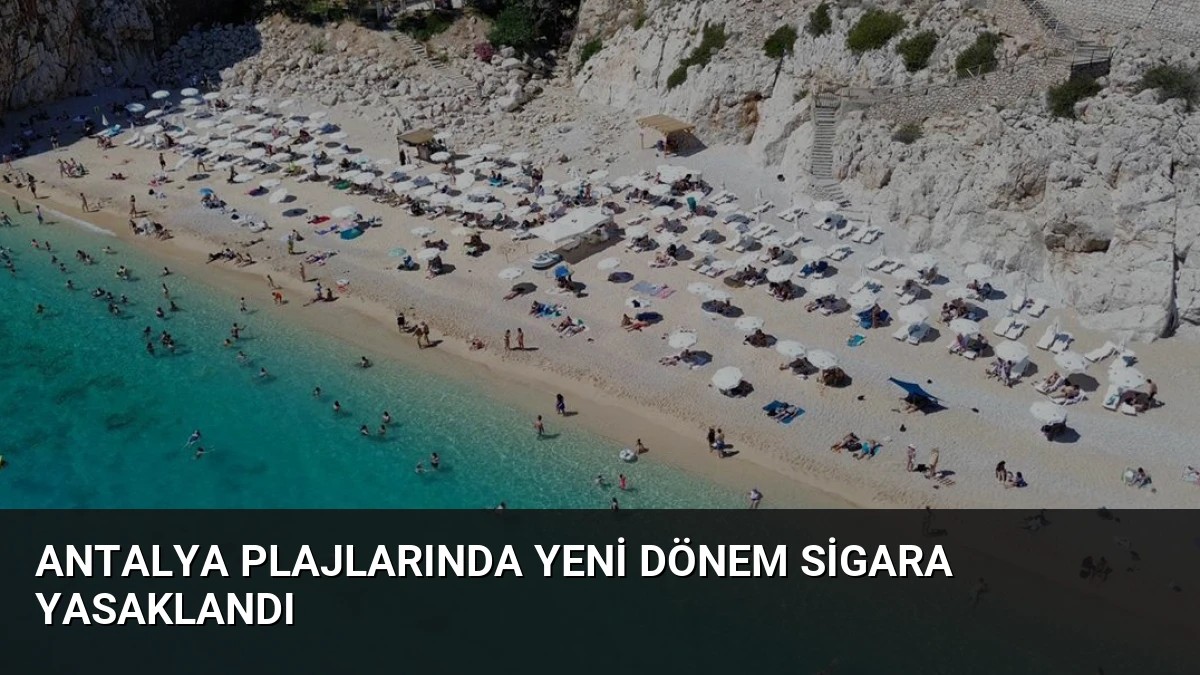 Antalya Plajlarında Yeni Dönem Sigara Yasaklandı