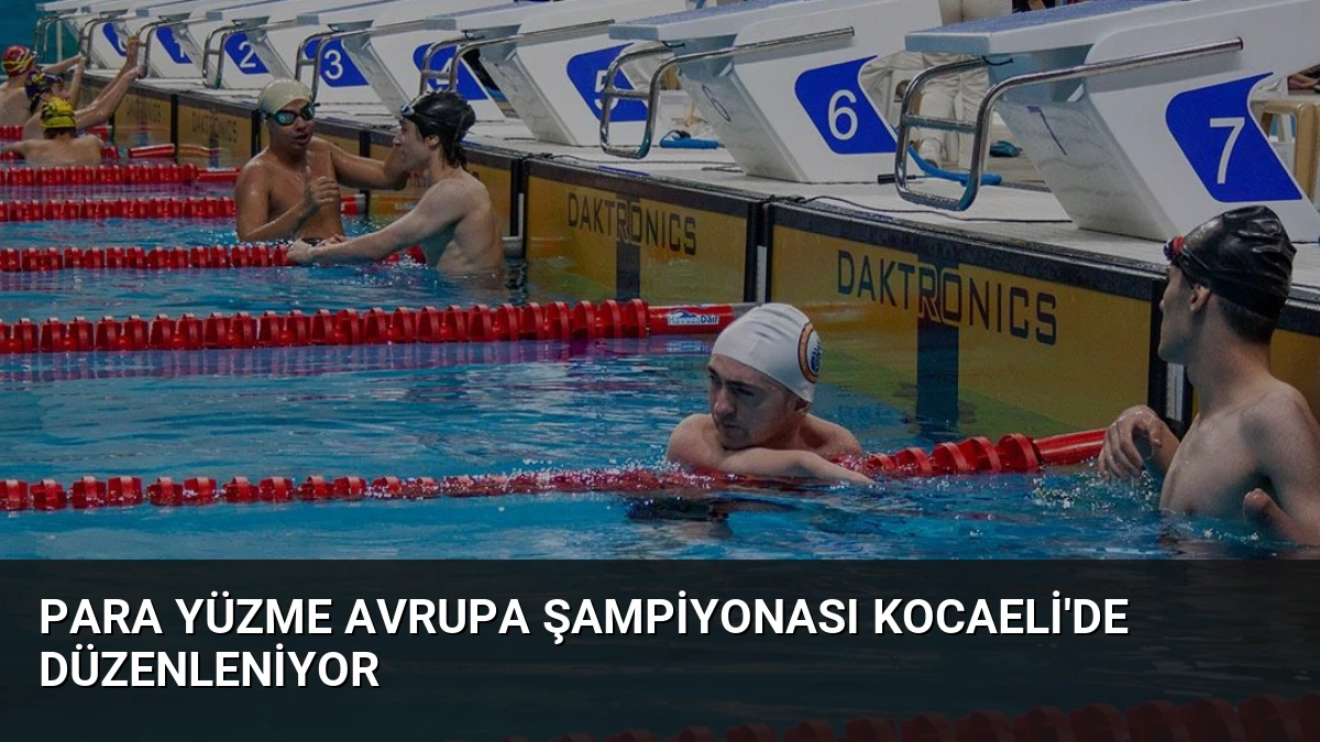 Para Yüzme Avrupa Şampiyonası Kocaeli’de Düzenleniyor