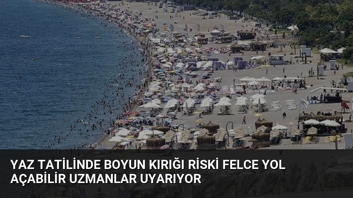Yaz Tatilinde Boyun Kırığı Riski Felce Yol Açabilir Uzmanlar Uyarıyor