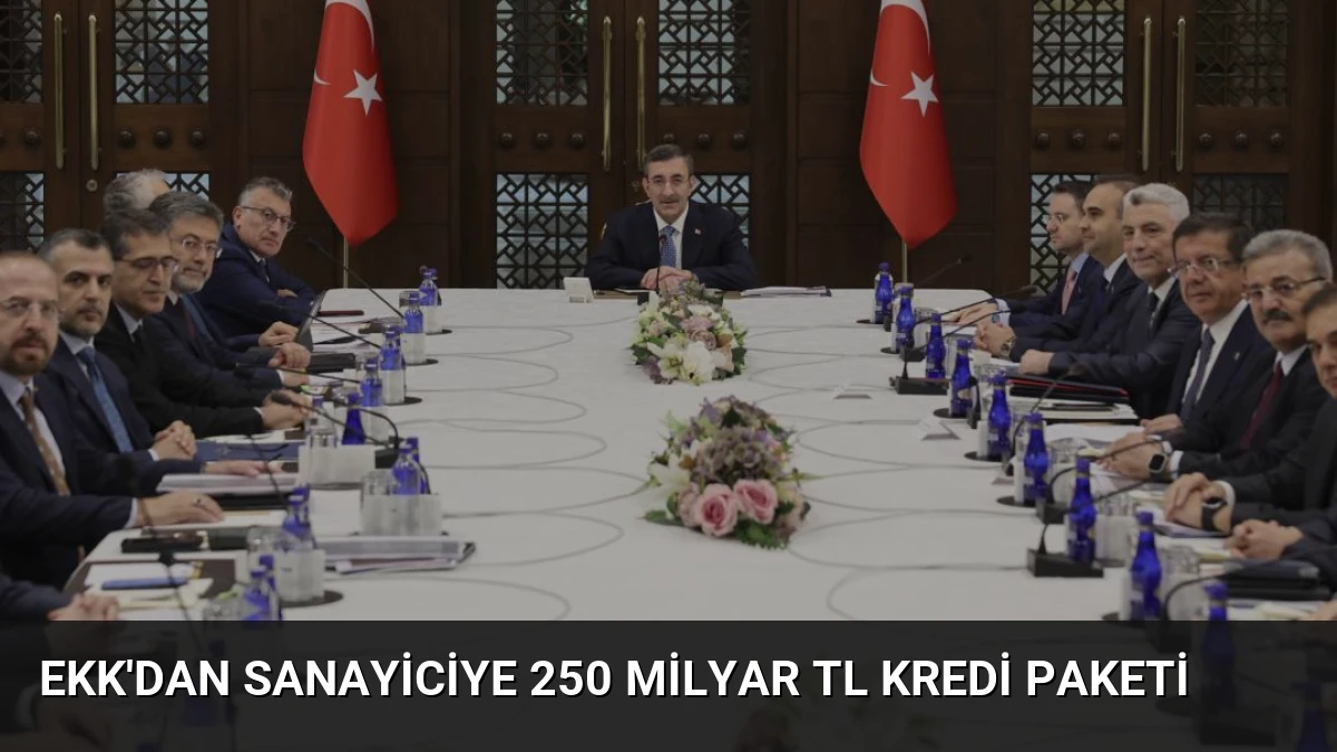 EKK’dan Sanayiciye 250 Milyar TL Kredi Paketi